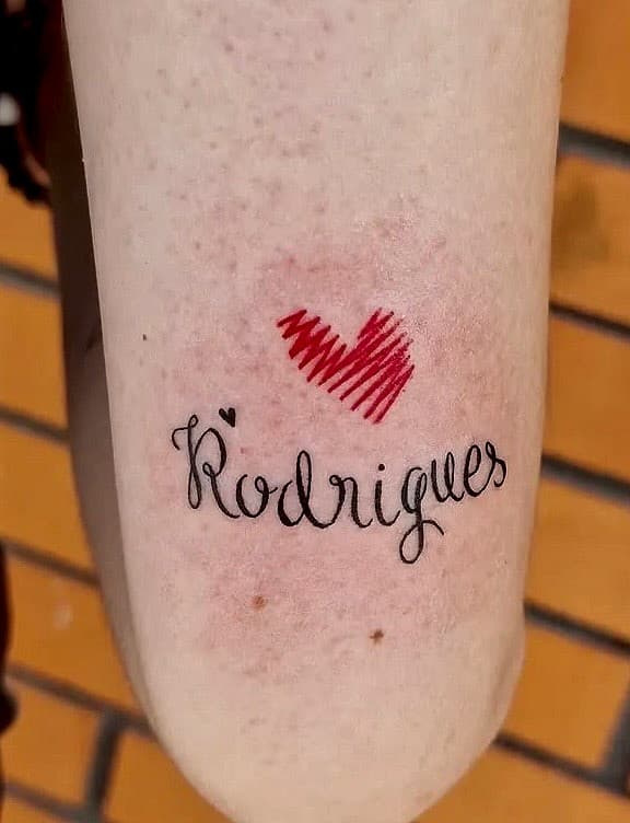 lettering tattoo
