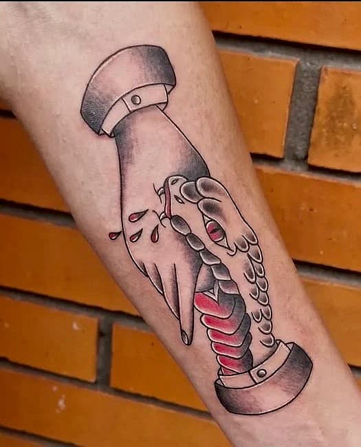 old-school tattoo